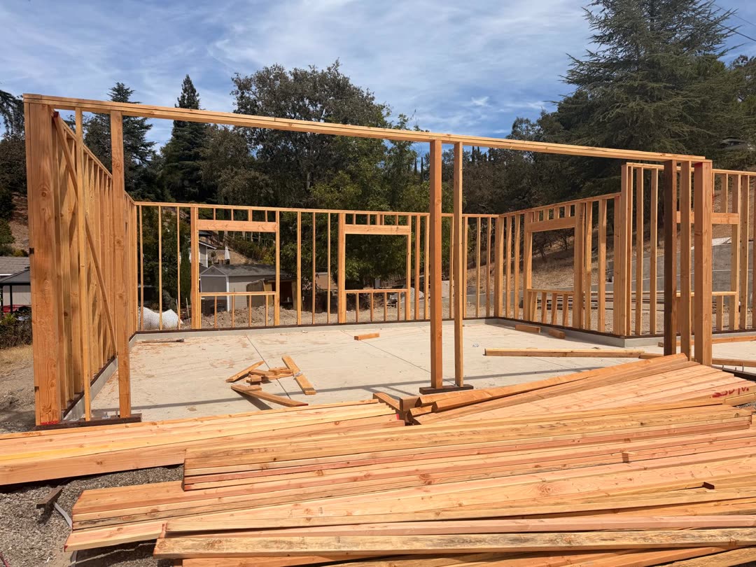 Walls Up — Exterior Framing
